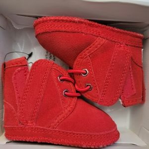 Red baby UGG boots